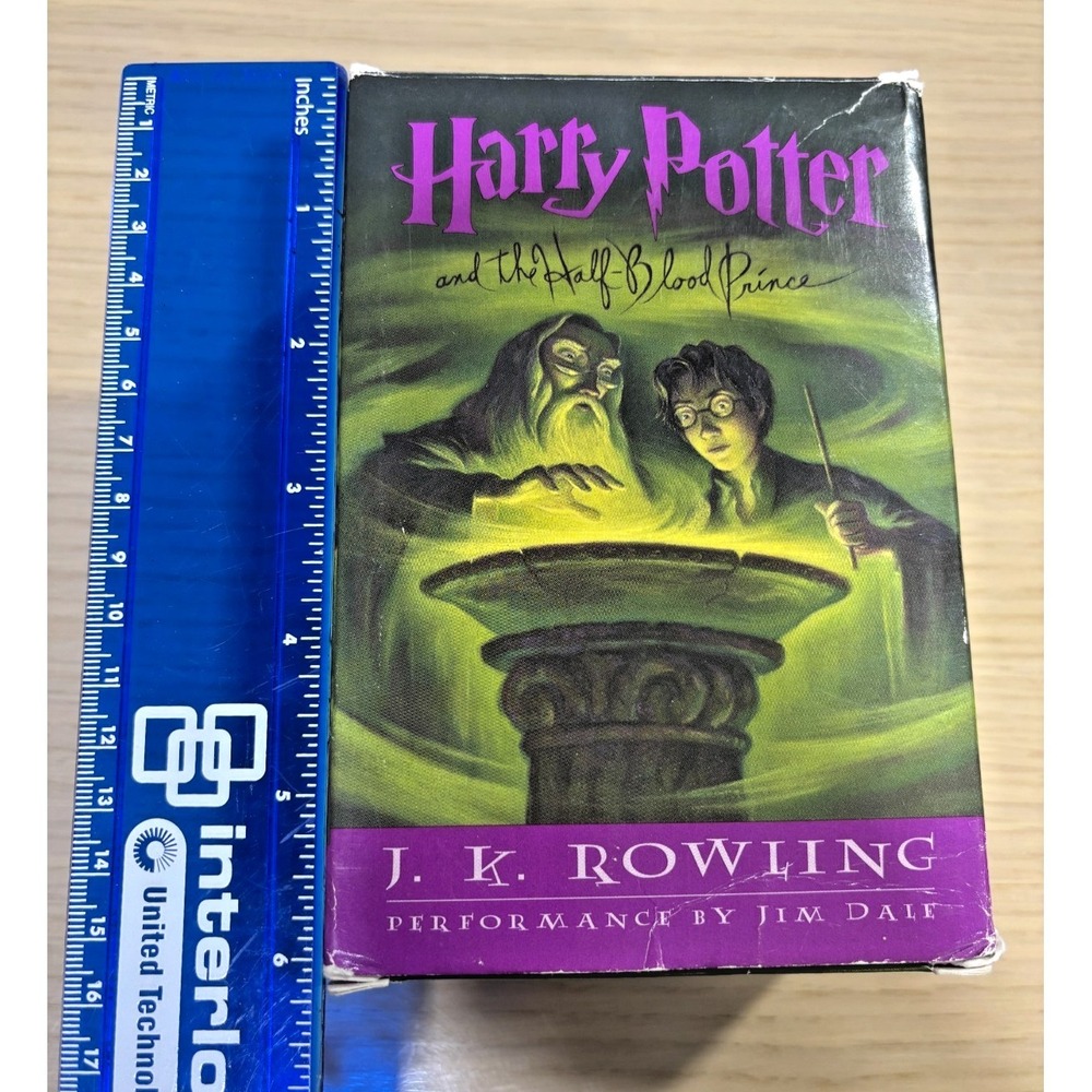 Harry Potter and the Half-Blood Prince Audiobook 12 Cassette Tape Jim Dale